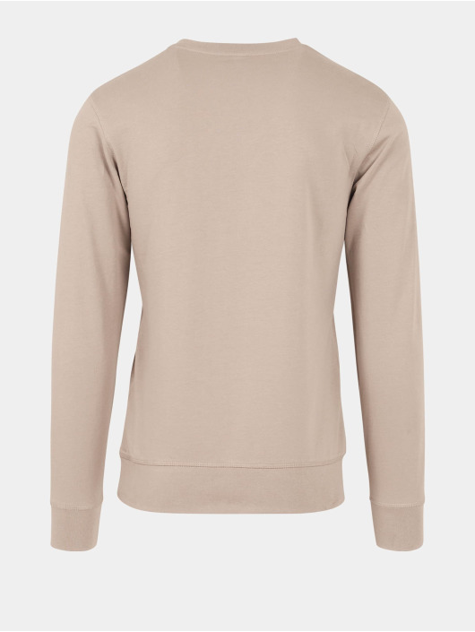 Mister Tee Svetry Los Angeles Wording Crewneck béžový