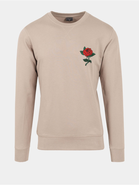 Mister Tee Sweat & Pull Rose Crewneck beige