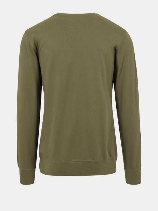 Mister Tee Sweat & Pull Los Angeles Wording Crewneck olive