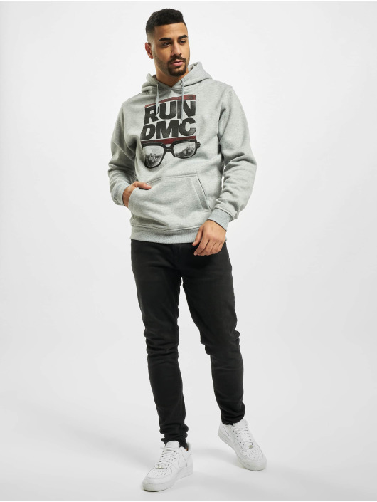 Mister Tee Sweat capuche Run DMC City Glasses gris