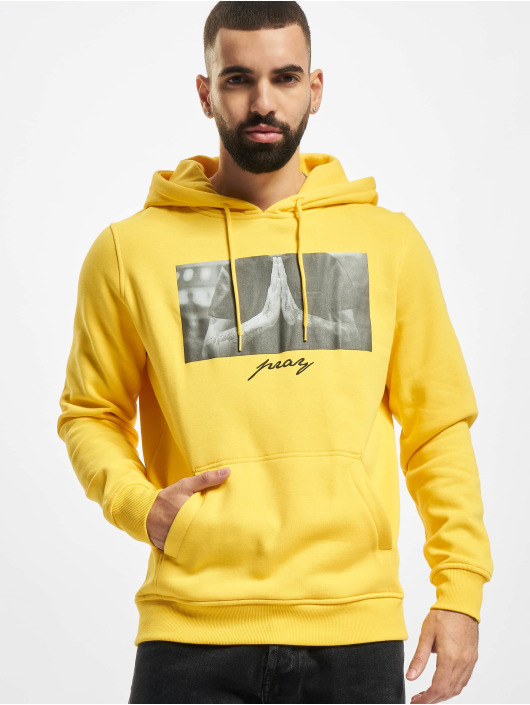 Mister Tee Sweat capuche Pray jaune