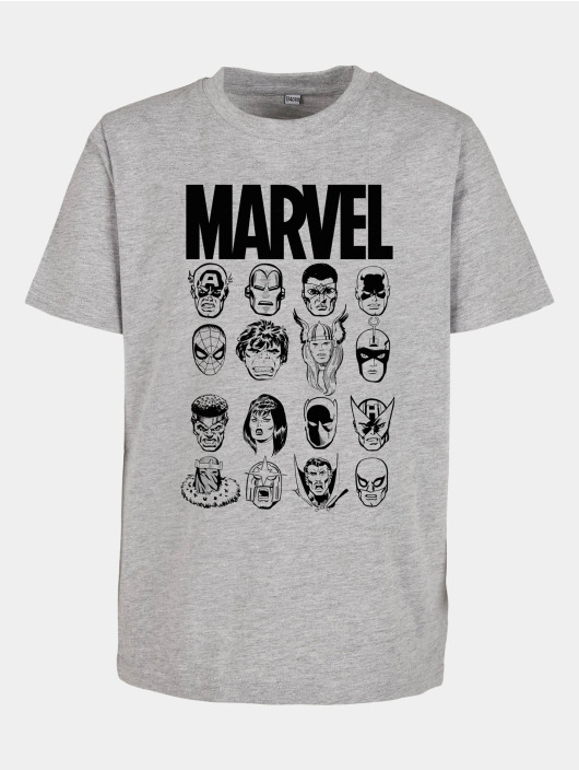 Mister Tee T-paidat Marvel Crew harmaa