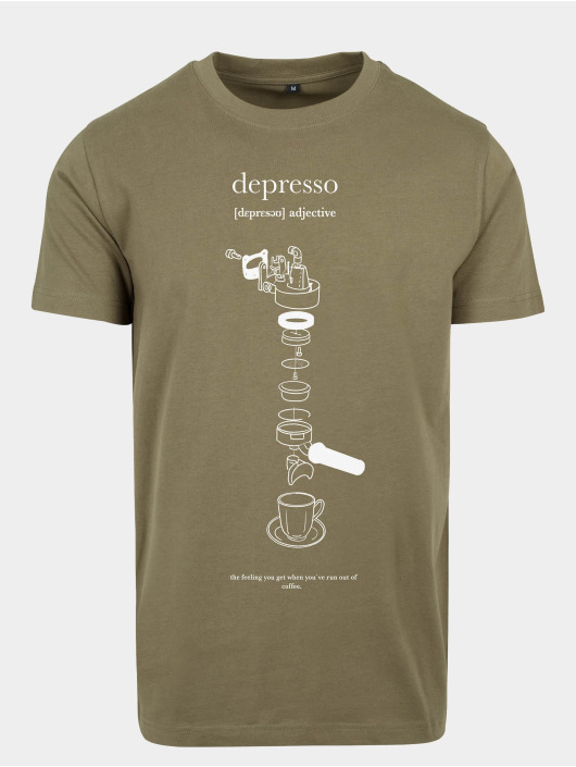 Mister Tee T-paidat Depresso oliivi