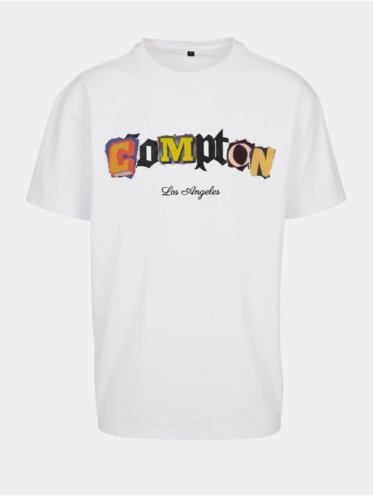 Mister Tee T-paidat Compton L.a. Oversize valkoinen