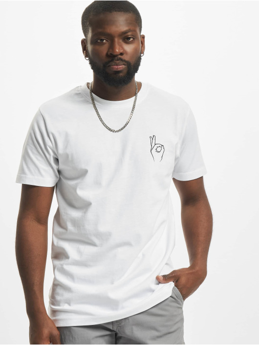 Mister Tee T-shirt Easy Sign bianco