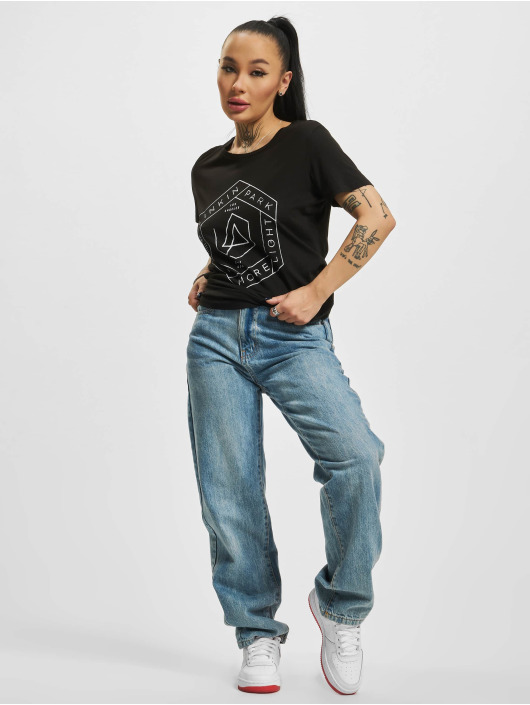 Mister Tee T-Shirt Ladies Linkin Park Oml Fit black
