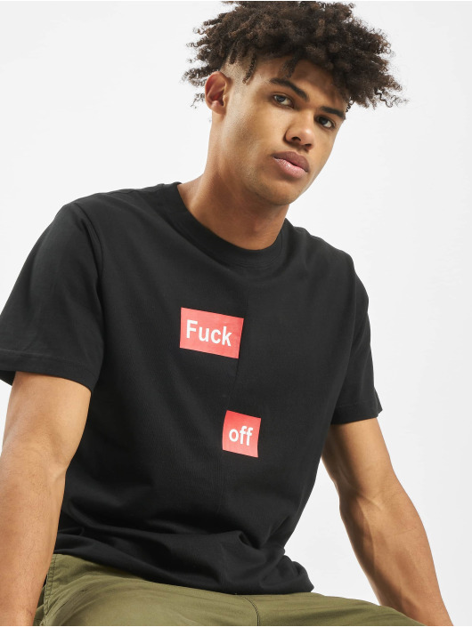 Mister Tee T-Shirt Fuck Off Split black