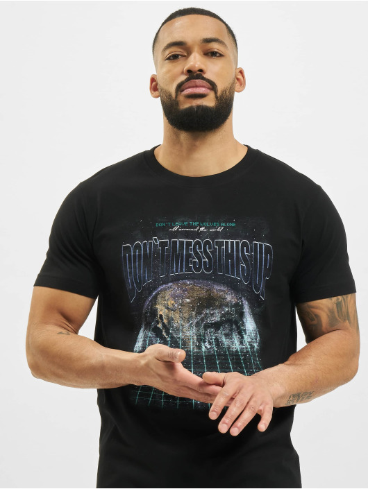 Mister Tee T-Shirt Don´t Mess This Up black