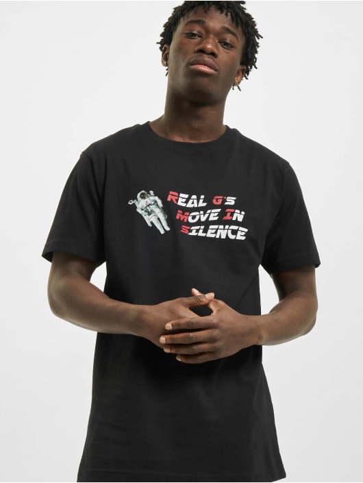 Mister Tee T-Shirt Move In Silence black
