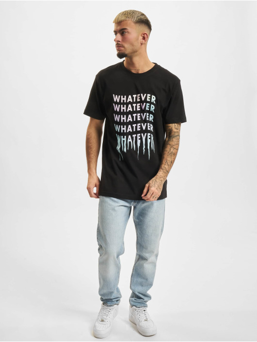 Mister Tee T-Shirt Whatever Repetition black