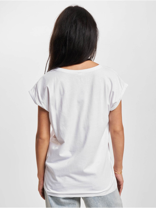 Mister Tee T-Shirt Ladies Cocktail O'clock blanc