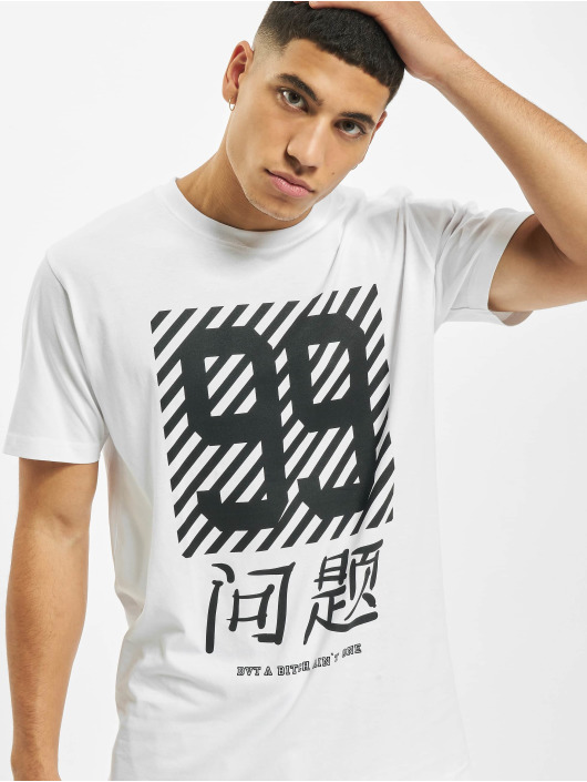 Mister Tee T-Shirt Chinese Problems blanc