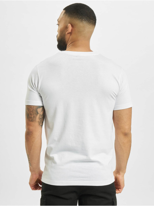 Mister Tee T-Shirt Mic Drop blanc