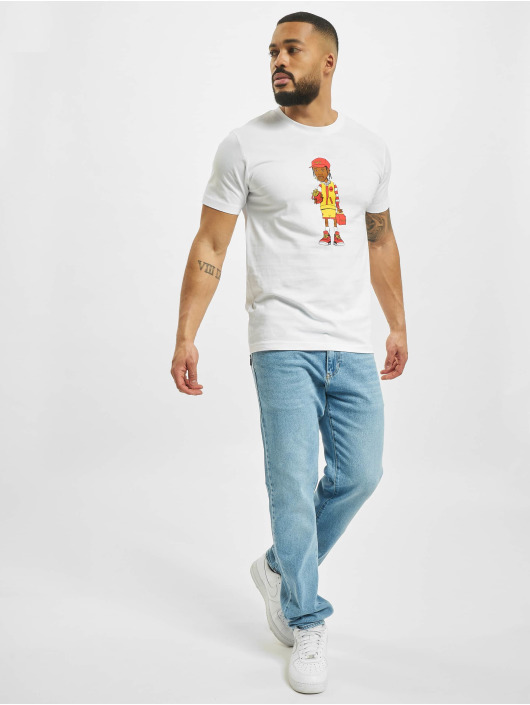 Mister Tee T-Shirt Employee blanc