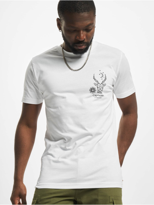 Mister Tee T-Shirt Astro Capricornus blanc