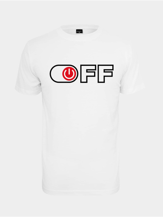 Mister Tee T-Shirt Off Button blanc