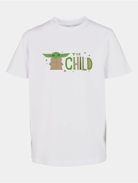 Mister Tee T-Shirt Kids Mandalorian The Child blanc