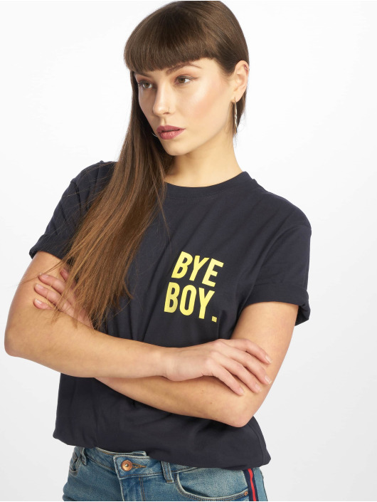 Mister Tee T-Shirt Bye Boy blau