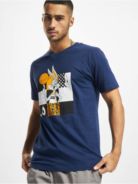 Mister Tee T-Shirt Space Jam Bugs Bunny Basketball blau