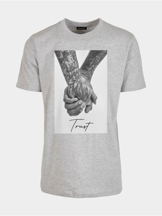 Mister Tee T-Shirt Trust 2.0 grau