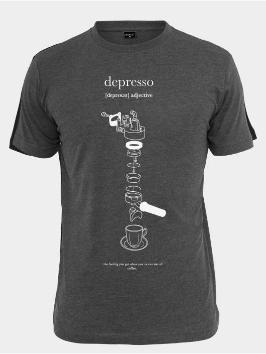 Mister Tee t-shirt Depresso grijs