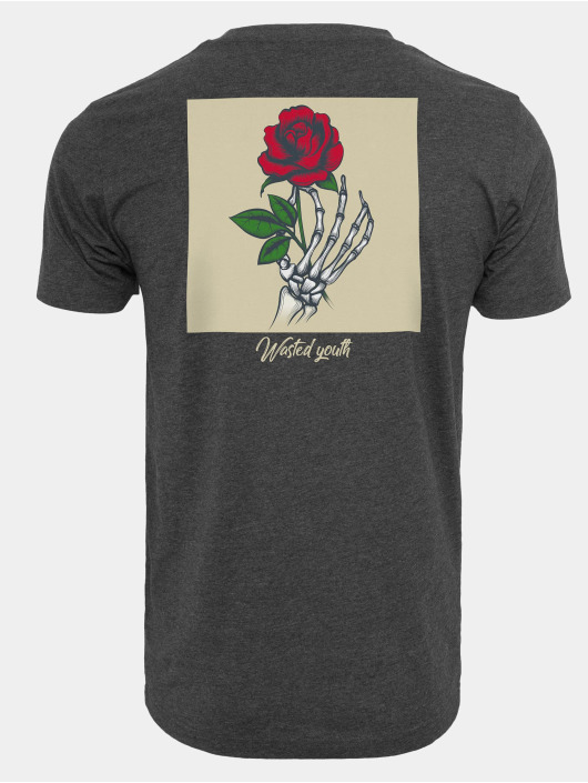 Mister Tee T-Shirt Wasted Youth gris