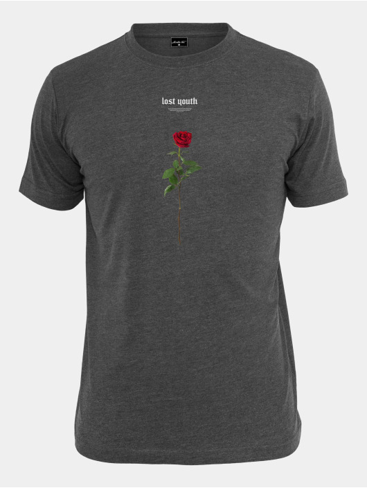 Mister Tee T-shirt Lost Youth Rose grå