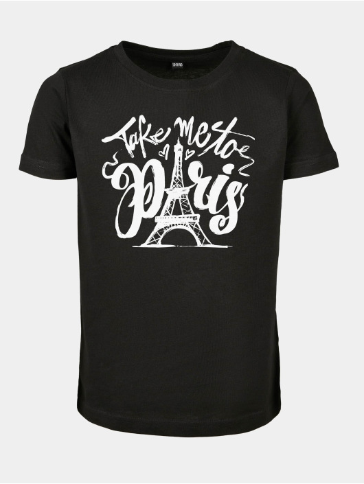 Mister Tee T-Shirt Kids Take Me To Paris noir