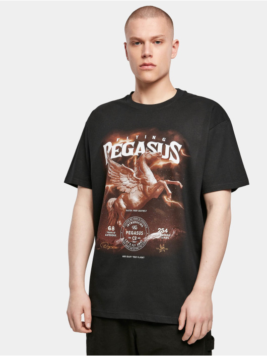Mister Tee T-Shirt Pegasus Oversize noir