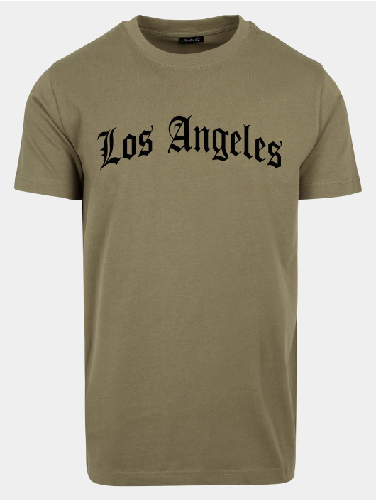 Mister Tee T-Shirt Los Angeles olive