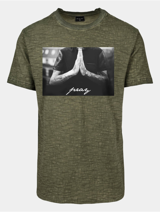 Mister Tee T-Shirt Pray olive
