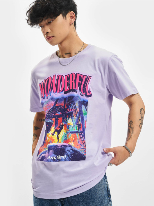 Mister Tee T-Shirt Wonderful purple