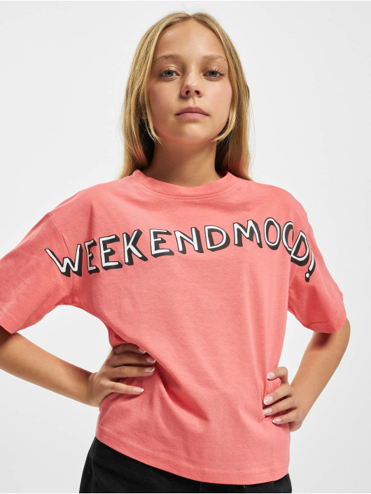 Mister Tee T-Shirt Weekend Mood rose