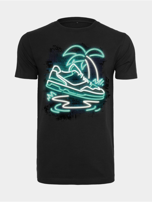 Mister Tee Herren T-Shirt Palm Sneaker in schwarz