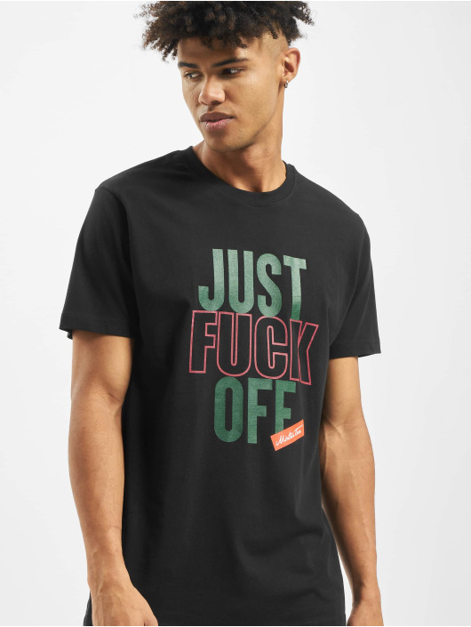Mister Tee T-Shirt Fuck Off schwarz