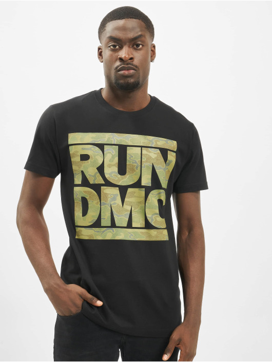 Mister Tee T-Shirt Run DMC Camo schwarz