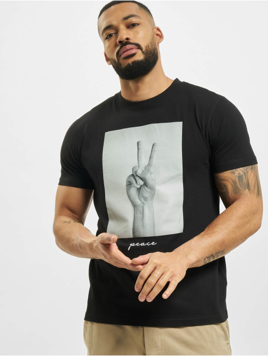 Mister Tee T-Shirt Peace Sign schwarz
