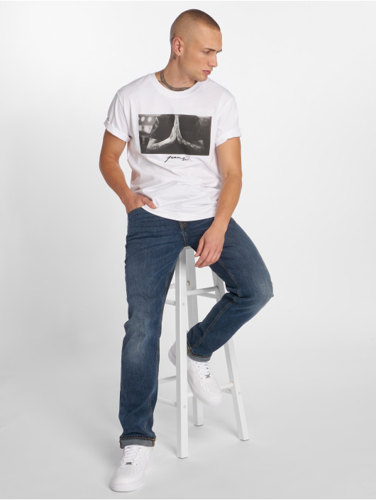 Mister Tee T-Shirt Pray weiß