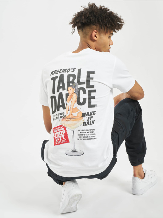 Mister Tee T-Shirt Tabledance weiß