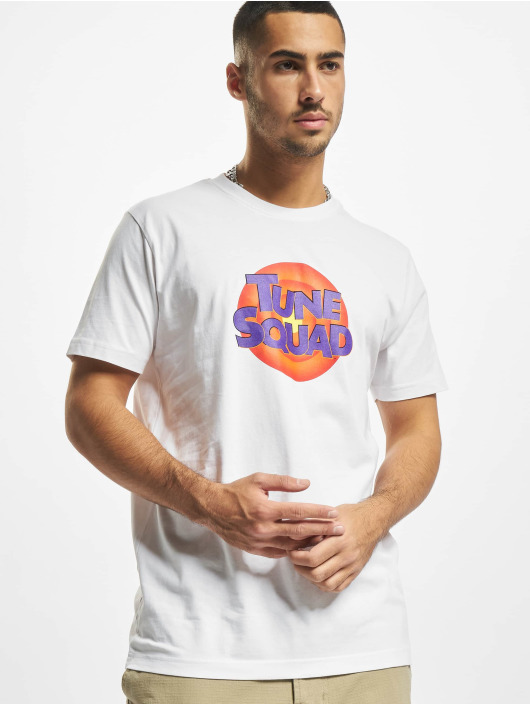 Mister Tee T-Shirt Space Jam Tune Squad Logo weiß