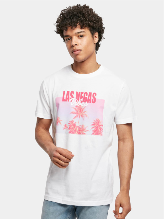 Mister Tee T-Shirt Las Vegas Vibes weiß