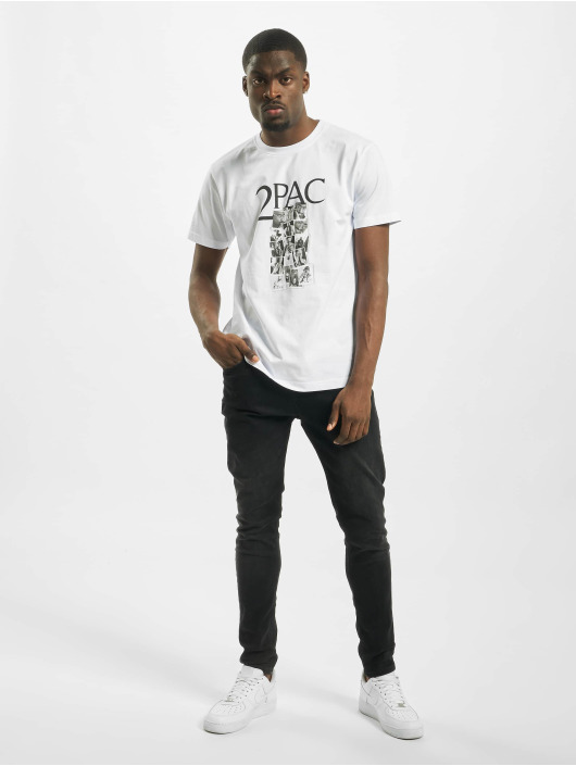 Mister Tee T-Shirt Tupac Collage white