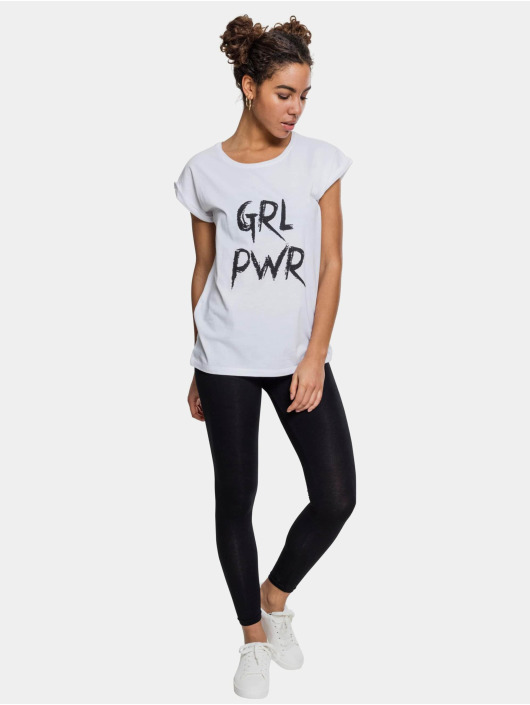 Mister Tee T-Shirt GRL PWR white