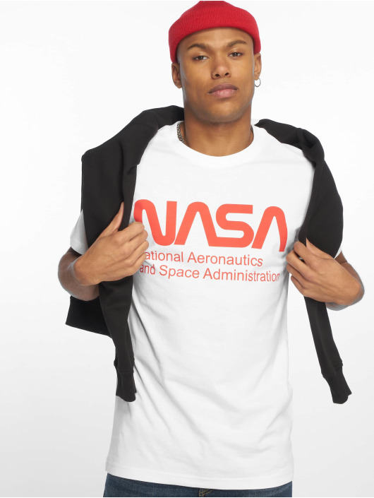 Mister Tee T-Shirt Nasa Wormlogo white