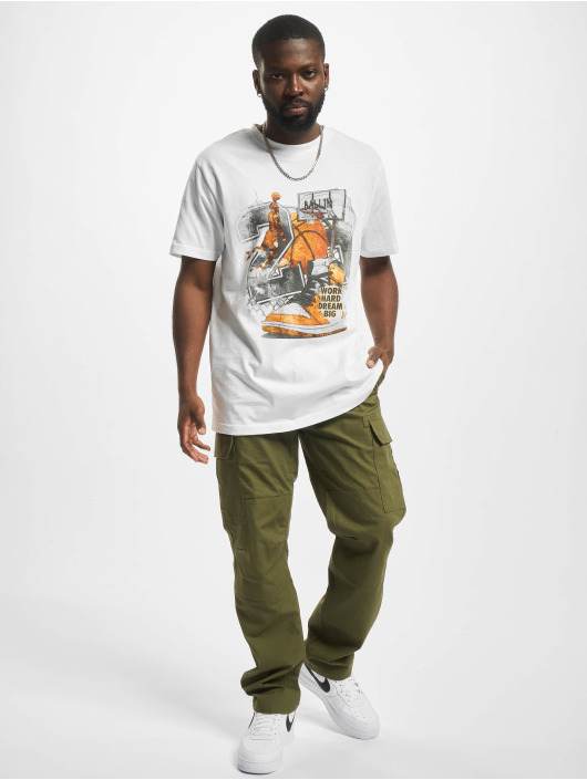 Mister Tee T-Shirt Vintage Ballin white