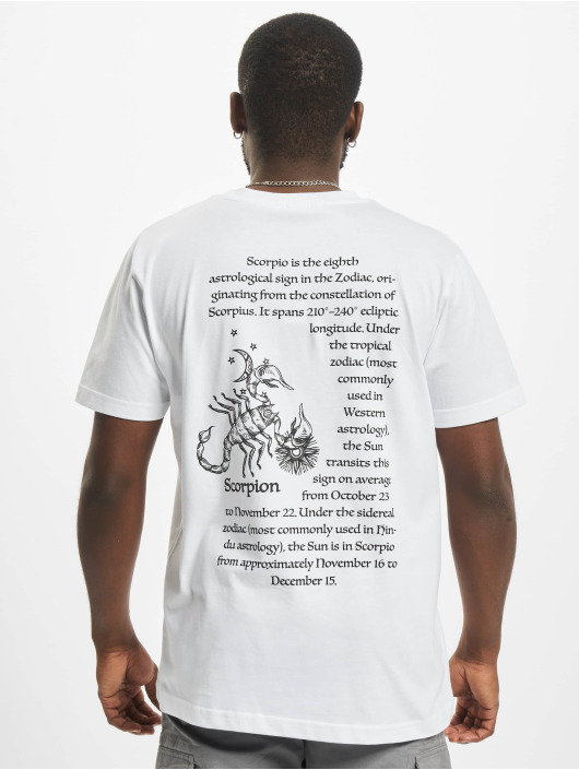 Mister Tee T-Shirt Astro Scorpio white