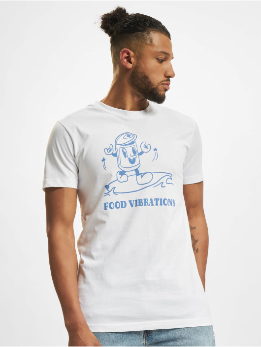 Mister Tee T-Shirt Food Vibrations white