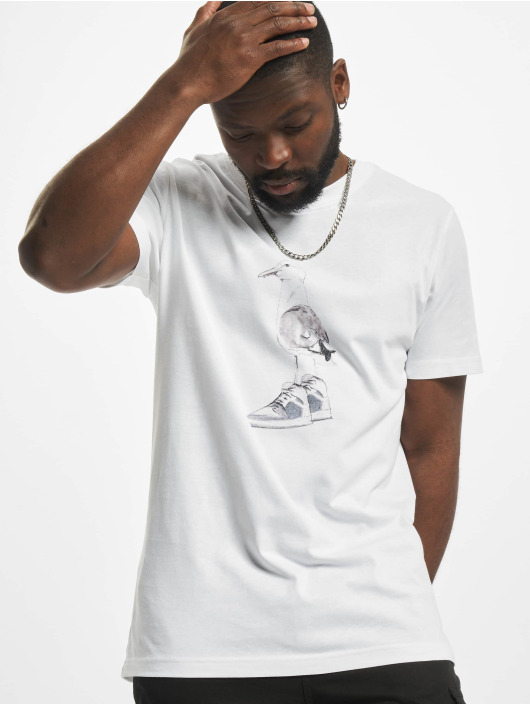 Mister Tee t-shirt Seagull Sneakers wit