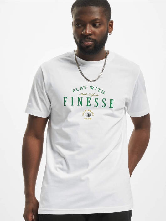 Mister Tee T-shirts Finesse hvid