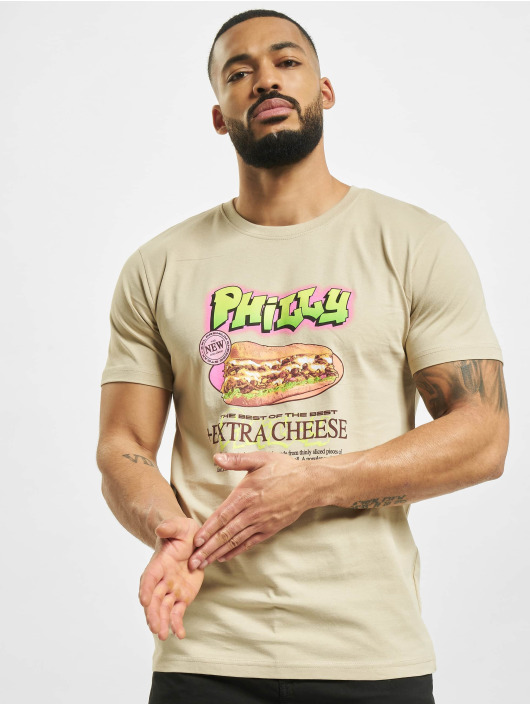 Mister Tee T-Shirty Philly Sandwich bezowy